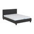 Prado 4FT Bed - Brown Faux Leather